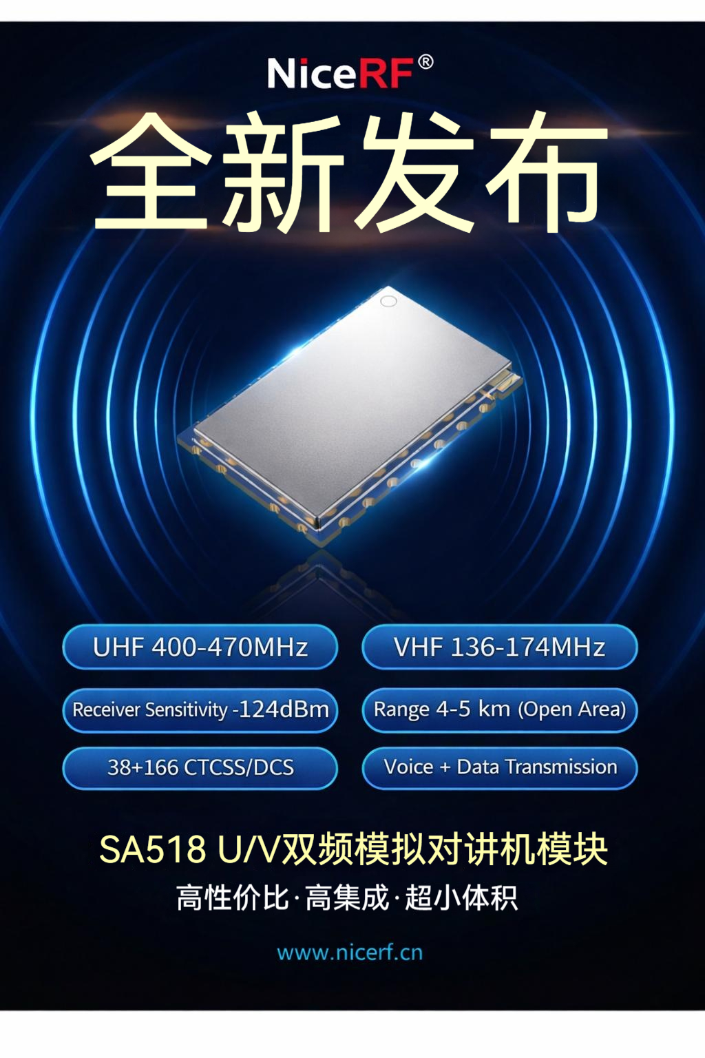SA518对讲模块